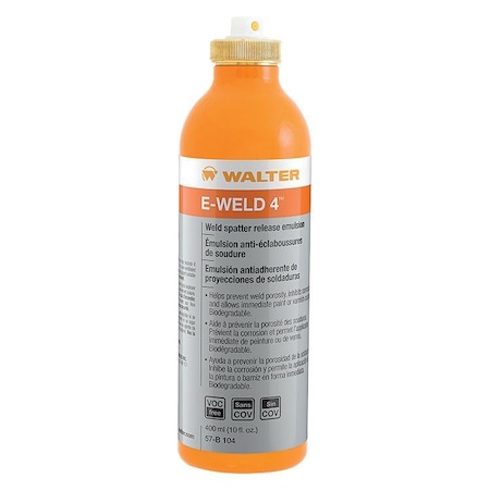 Walter Surface Technologies Af Refillable Bottle, E-Weld 4 Welding Anti-Spatter 57B104